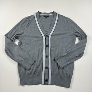Banana Republic Button Up‎ Cardigan Sweater Slim Fit Mens Large Preppy Academia